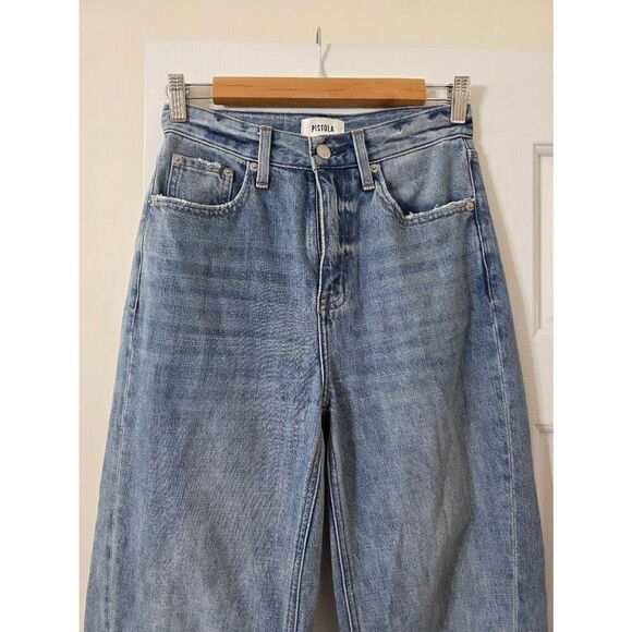 PISTOLA Ruby High Rise Palazzo Pant in Othello 24 $178 - Picture 3 of 9